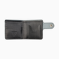Black Square Folding Biker Wallet