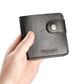 Black Square Folding Biker Wallet