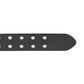 Rivet Black Leather Belt