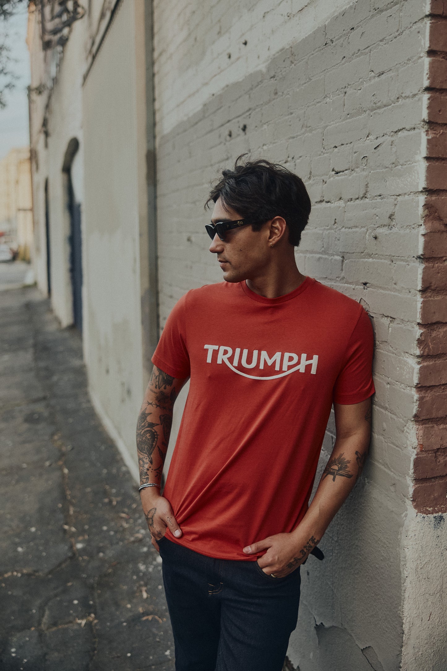 Bamburgh Rust Embroidered T-shirt