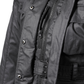 Ladies Beck Black Wax Textile Jacket