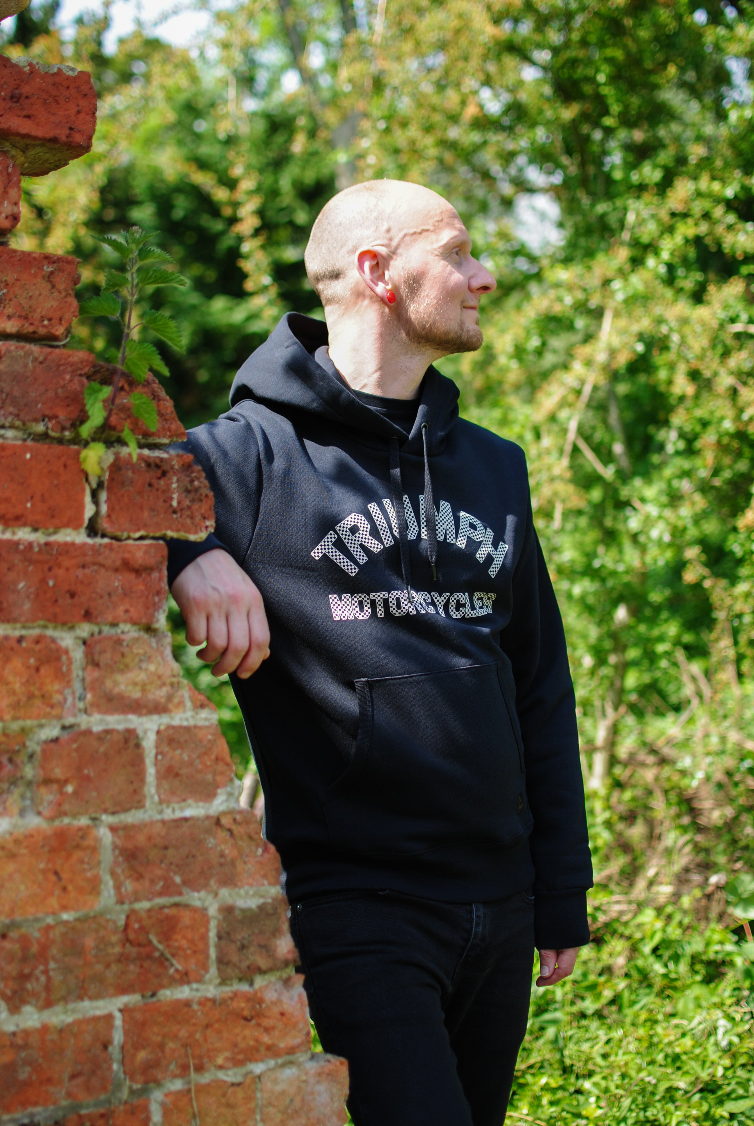 Triumph Carrick Checkerboard Hoodie (MSWS25140-M)