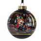 2025 Biker Santa Ball Ornament
