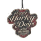 Holiday Plaid Pewter Ornament