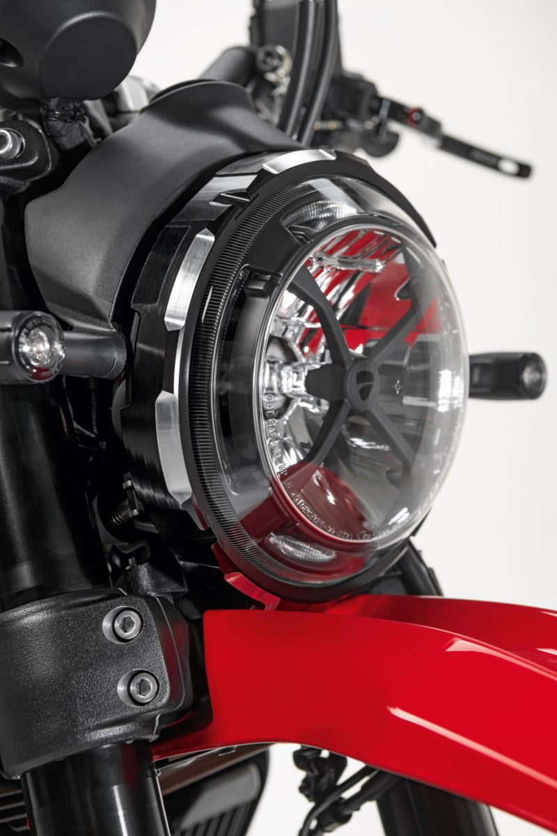 Ducati Scrambler 1100 & ICON Machined Headlight Rim (97380231A)