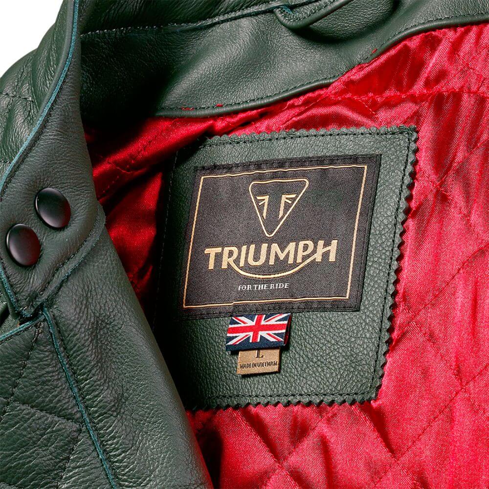 Braddan Green Leather Jacket