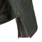 Braddan Green Leather Jacket
