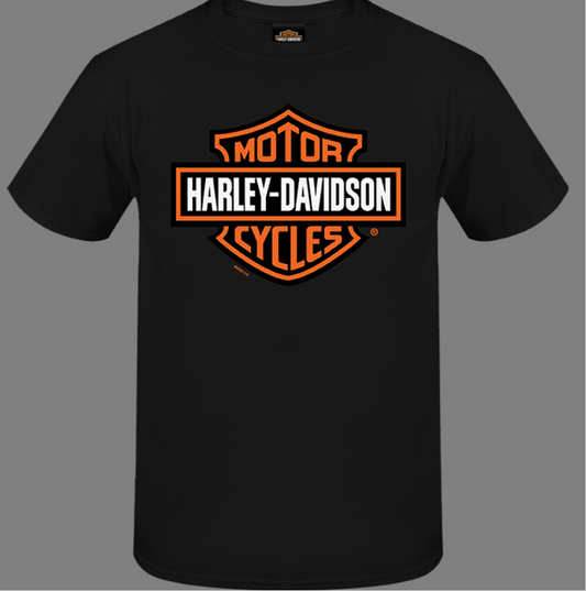 Cheltenham Harley-Davidson Dealer T-shirt  Bar and shield