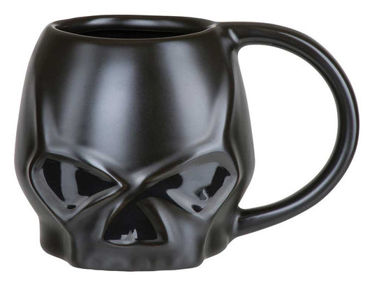 Harley-Davidson® Core Sculpted Skull Coffee Mug, 14 oz. - Matte Black HDX-98616