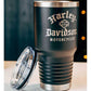 Harley-Davidson® Old English Travel Tumbler - 30 Oz. Double-Wall Stainless Steel