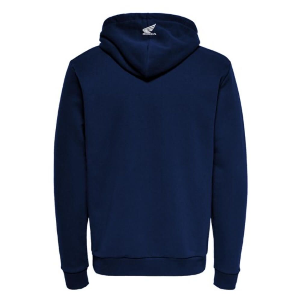 Honda Blue Zip Hoodie (08AUD-SHD-001S)