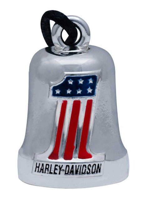 Classic #1 American Flag Ride Bell, HRB070