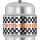 Racing Checkered H-D Script Motorcycle Ride Bell - Silver Finish