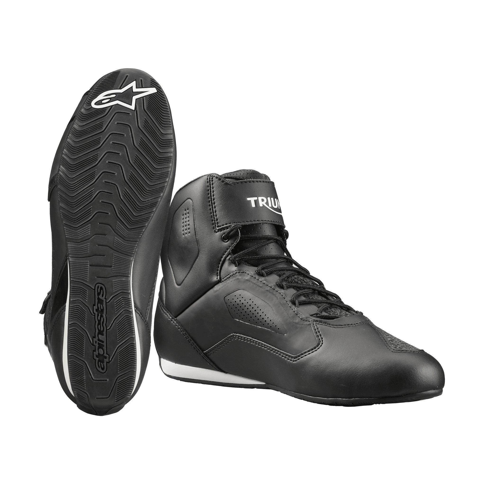 Triumph Alpinestars Faster-3 Rideknit Short Boots (MBTA22804-7)