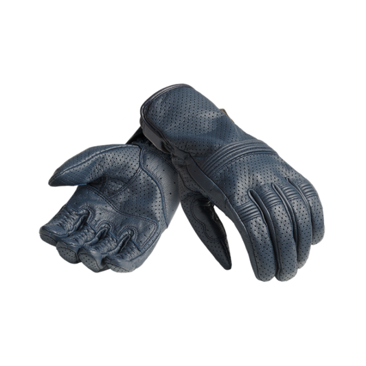 Cali Blue Leather Gloves