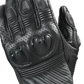 Bullet Black Leather Gloves