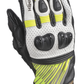 Bullet Black/Fluro Leather Gloves
