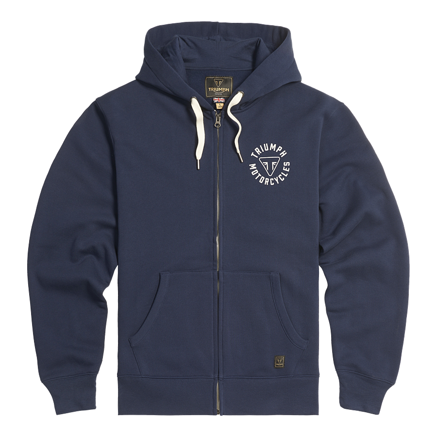 Triumph Digby Navy Full Zip Hoodie (MSWS24119-S)