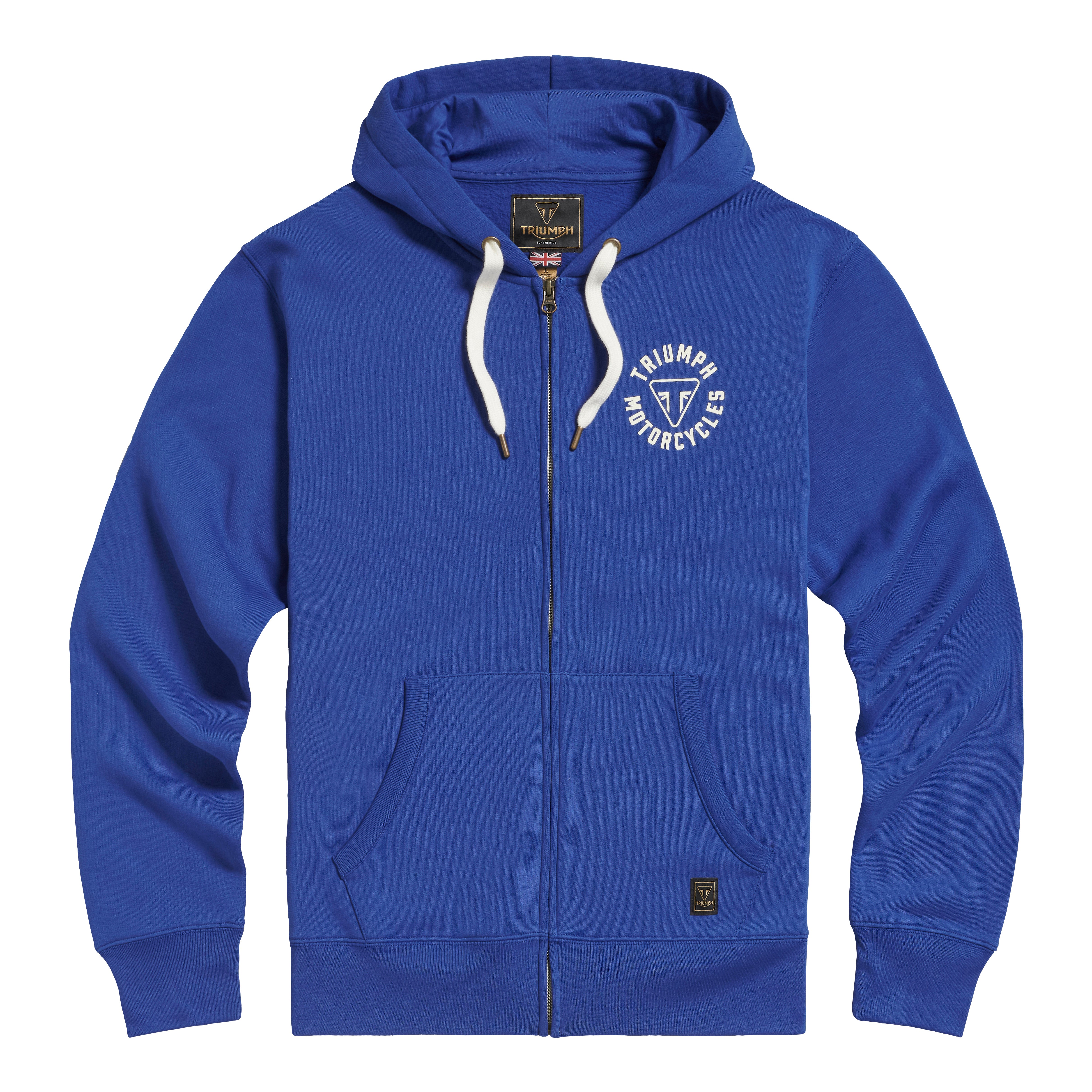 Triumph Digby Blue Full Zip Hoodie (MSWS25138-S)
