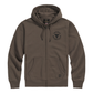 Digby Grey Full Zip Iron Hoodie