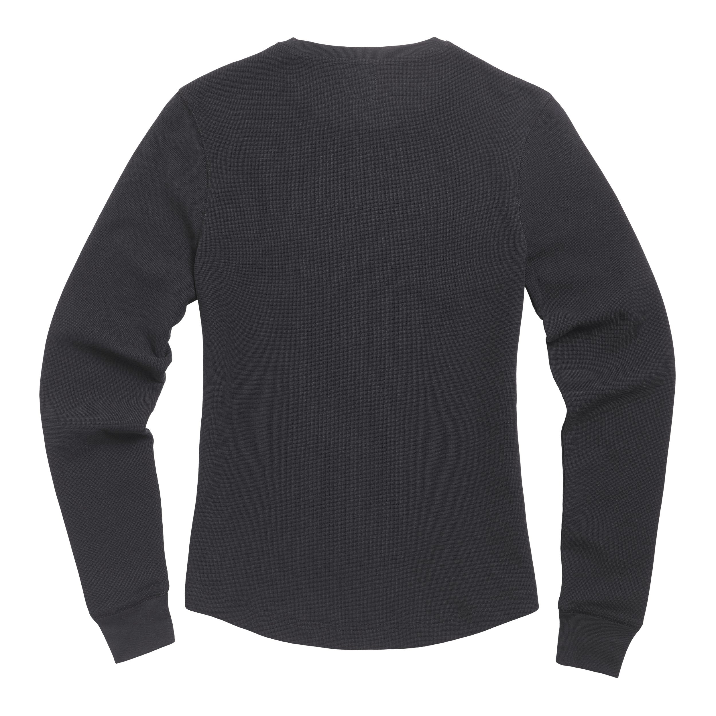 Triumph Swain Ladies Long Sleeve Waffle Black T-Shirt (MTLS21020-S)