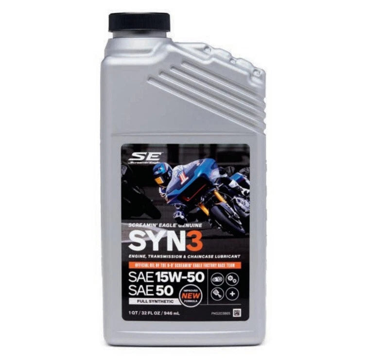HARLEY-DAVIDSON SYN3 15W-50 1L 4本セット Harley-Davidson SYN 3 15W-50 Fully Synthetic Oil 1 Litre (62600153)