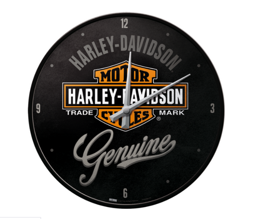 Harley Davidson Wall Clock - Genuine Style