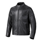 Braddan Air Perforated Black Leather Jacket