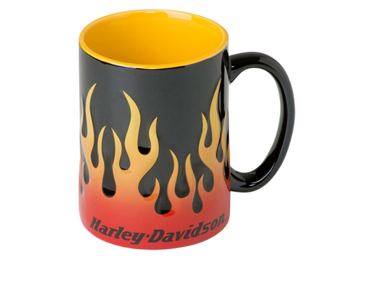 Harley-Davidson Sculpted Flames Mug