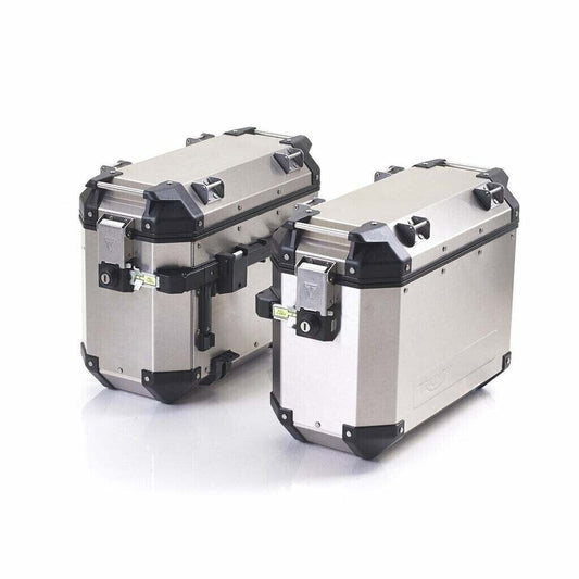 Tiger 900 & 850 Expedition Brushed Aluminium Panniers