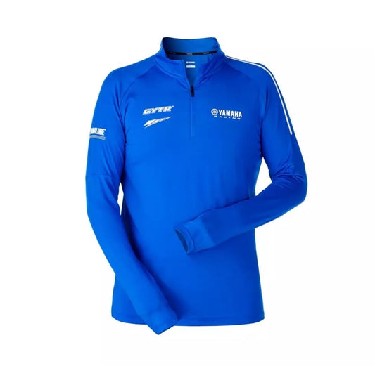 Paddock Blue 1/4 Zip Long Sleeve Tee