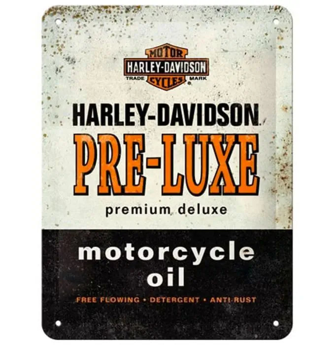 Tin Sign 15 x 20cm Harley-Davidson - Pre-Luxe